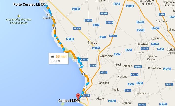 da Gallipoli a Porto Cesareo