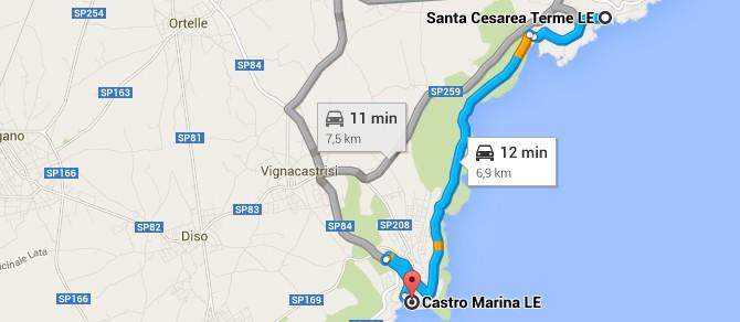 Da Santa Cesarea a Castro